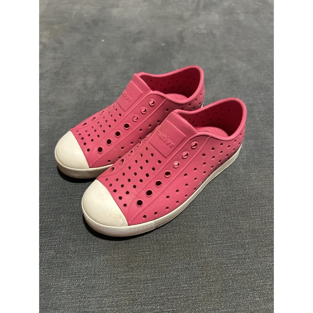 Native Jefferson Pink Girls Size C 13 Childrens Kids Shoes- Vegan Lightweight